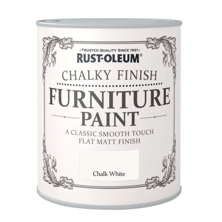 Rust-Oleum kalkmaling 750ml Chalk White